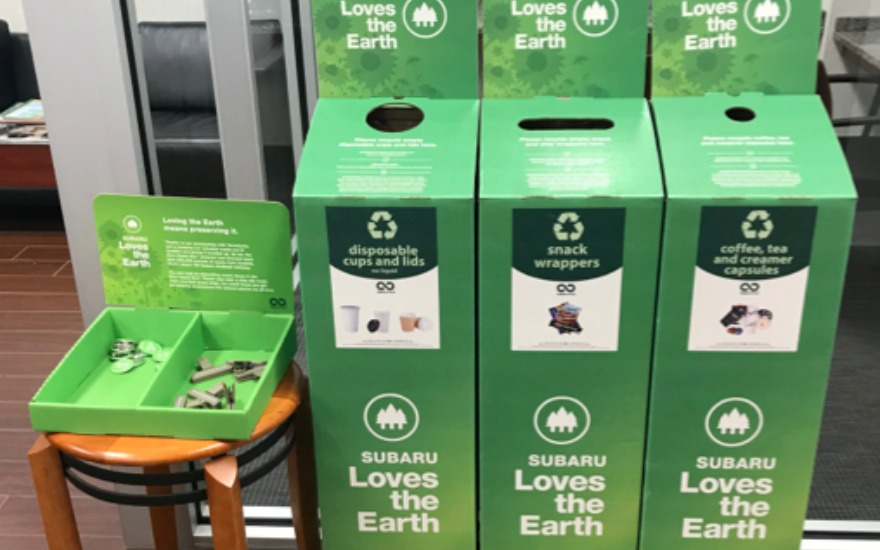 Subaru Loves the Earth recycling program