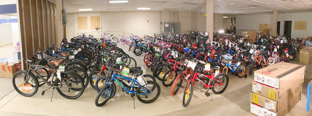 Toys for Tots bikes First Team Auto Mall